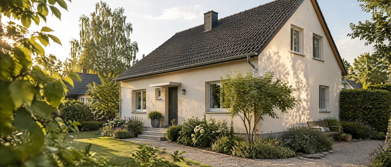 ein bild eine typischen wohnhauses